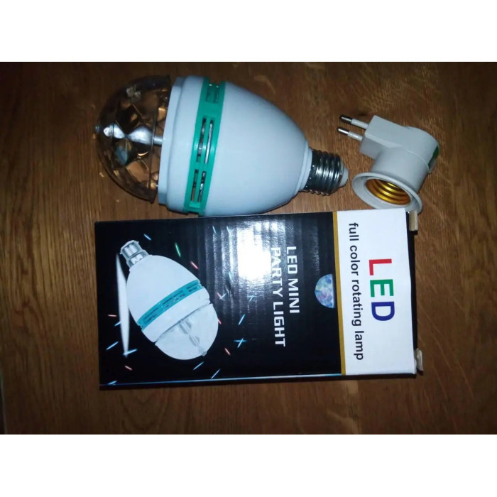 Новогодняя светодиодная LED лампа ДИСКО