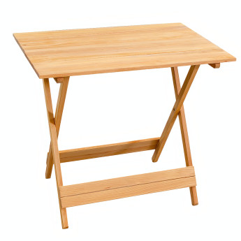 Садовий стіл, розкладний, дерев'яний 720x480x620 мм
